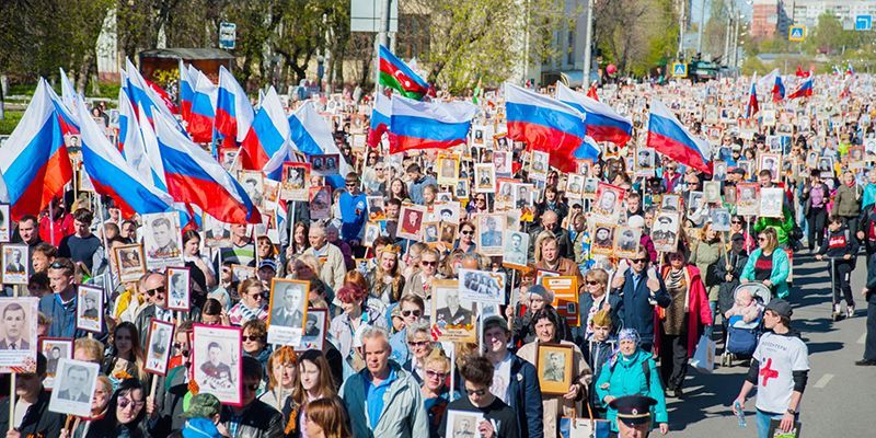 Бессмертный полк в кинешме